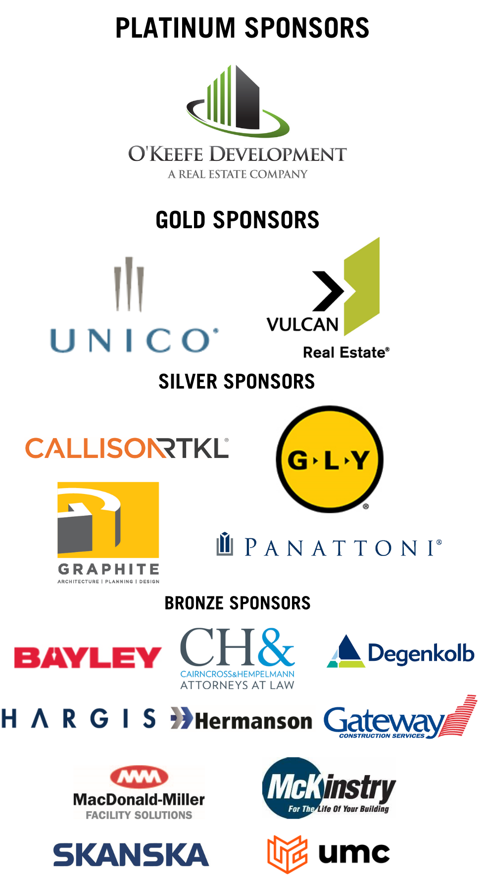 NOTS sponsors
