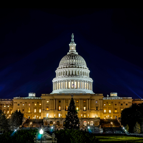 Capitol Building at night