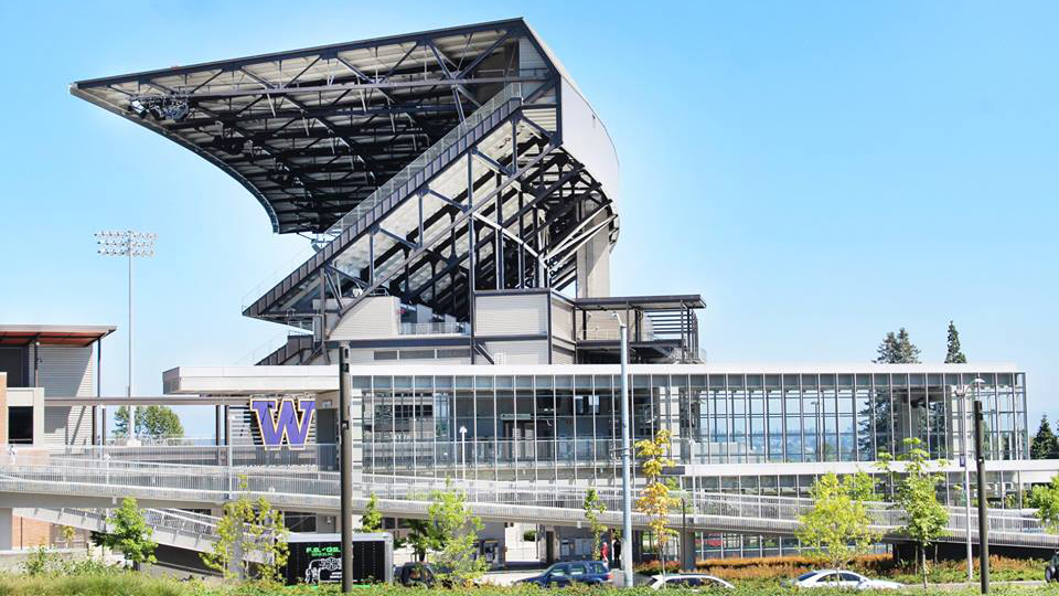 Husky Stadium and Light Rail Station